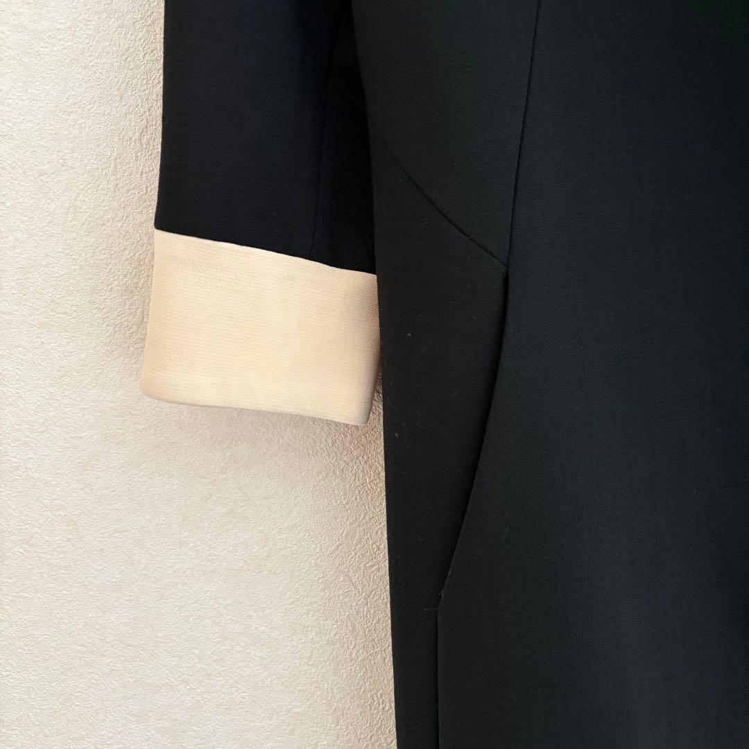 売約済み　マックスマーラ　ノーカラー　コート