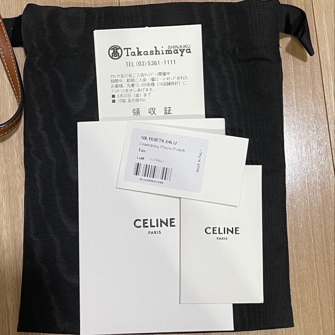 【れでぃ】CELINEセリーヌ スマホポーチ スマホミニバッグ