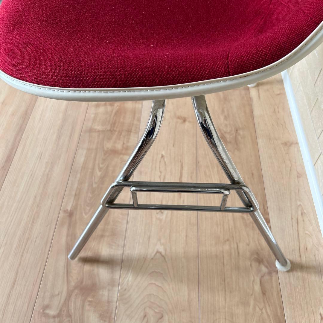 ハーマンミラー　Eames イームズ ワインレッドファブリック生地