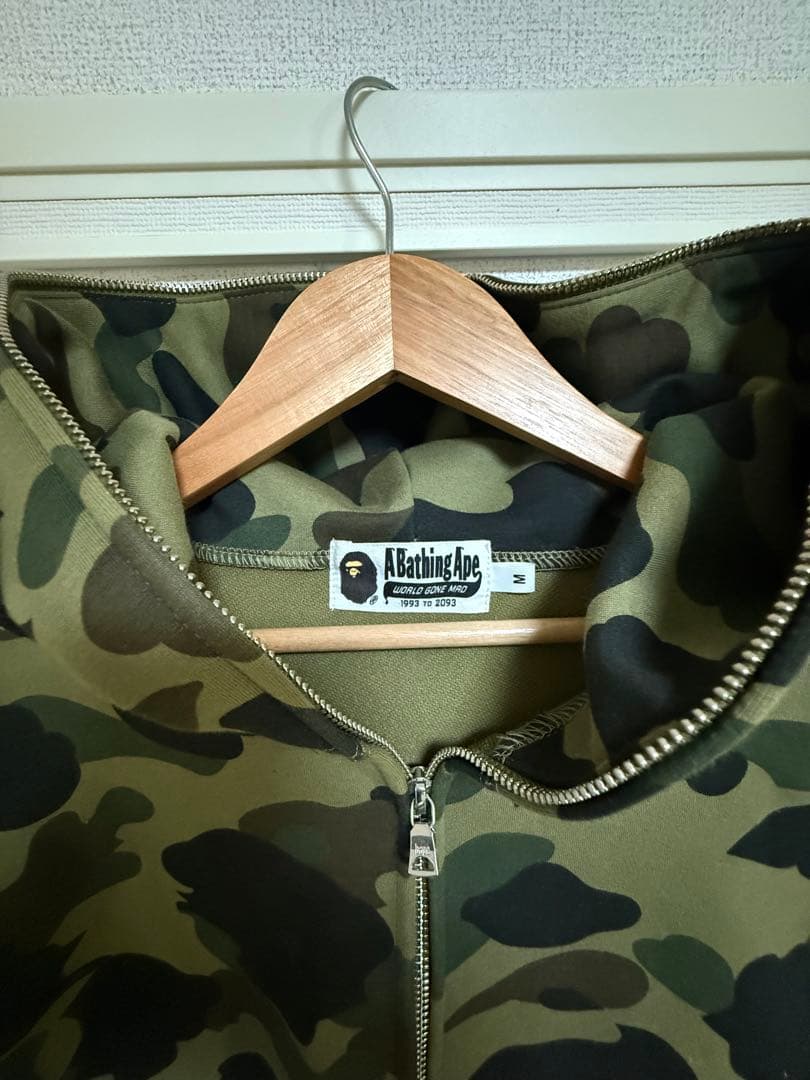 A Bathing Ape カモフラージュ フルジップパーカー Mサイズ