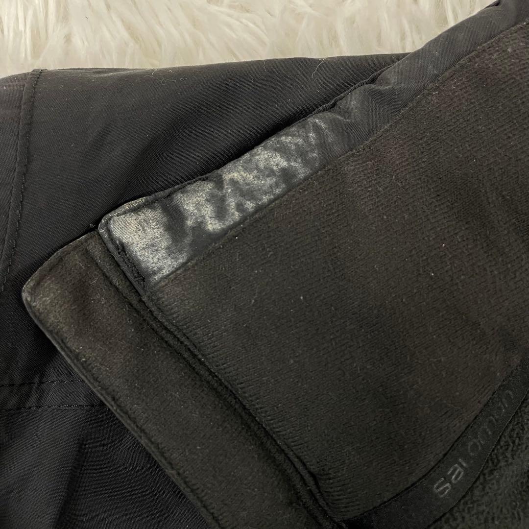 SALOMON スキーウェア　防風ジャケット　XL ブラック