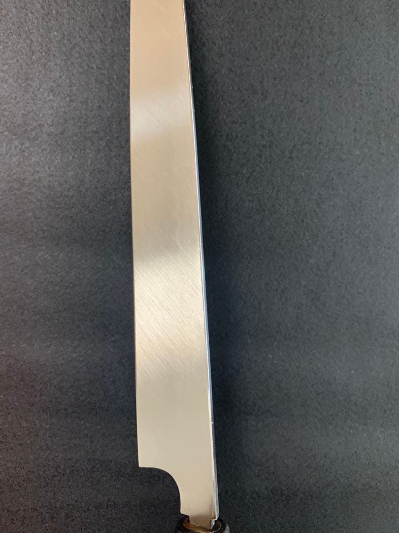 康之 　青鋼 　水焼 本焼 　柳刃包丁　 九寸