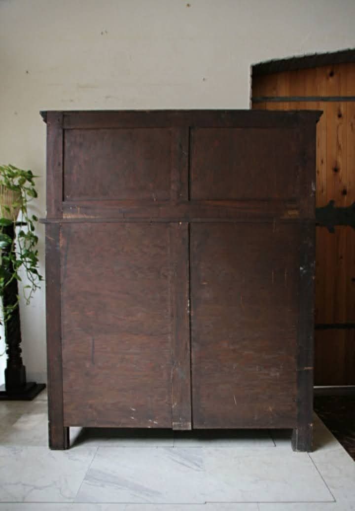 英国本格アンティーク バッフェキャビネット