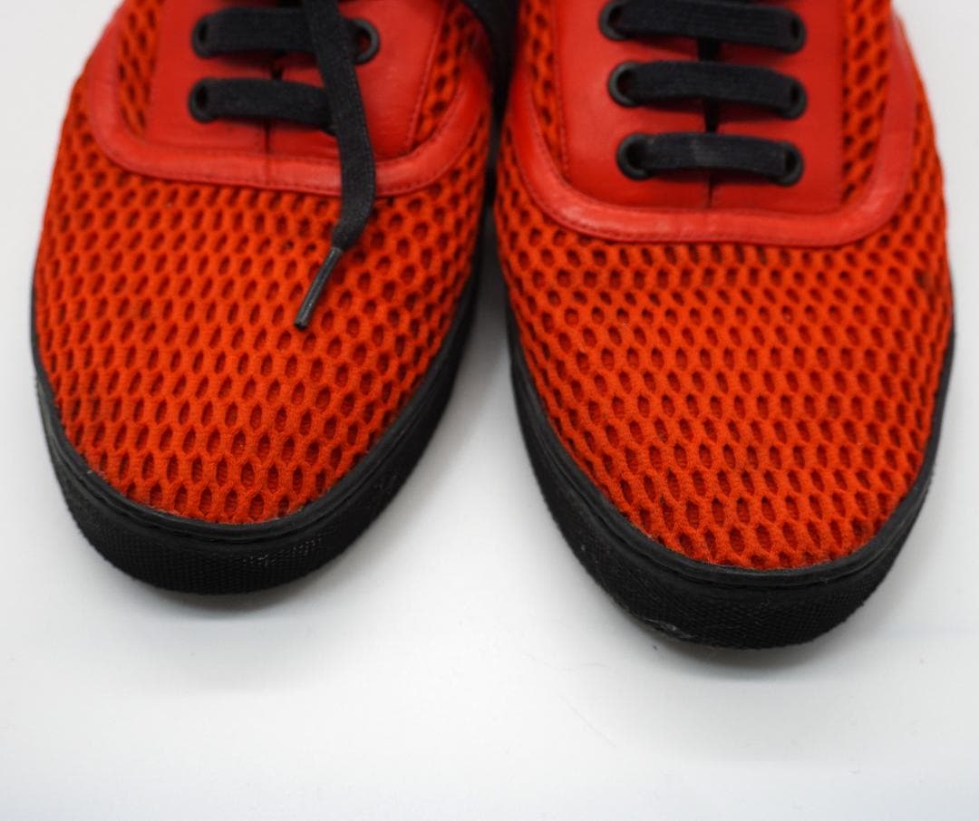 アレキサンダーワン メッシュ スニーカー オレンジ メンズ