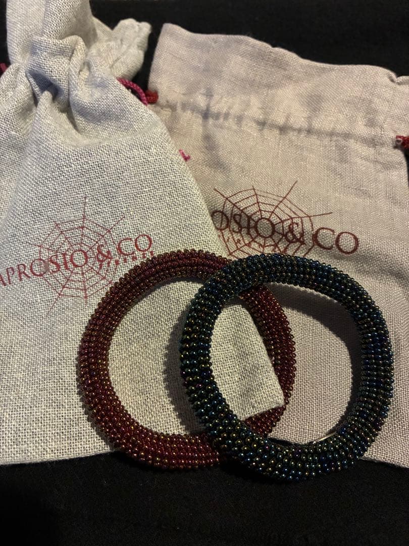 Aprosio&Co ビーズブレスレット2点セット