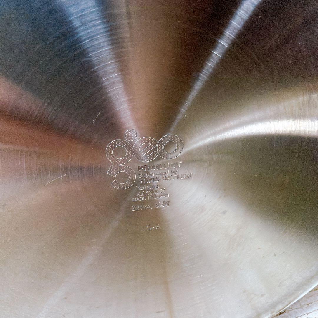 宮崎製作所 ジオプロダクトパスタポット 21cm 日本製 IH対応GEO-21P