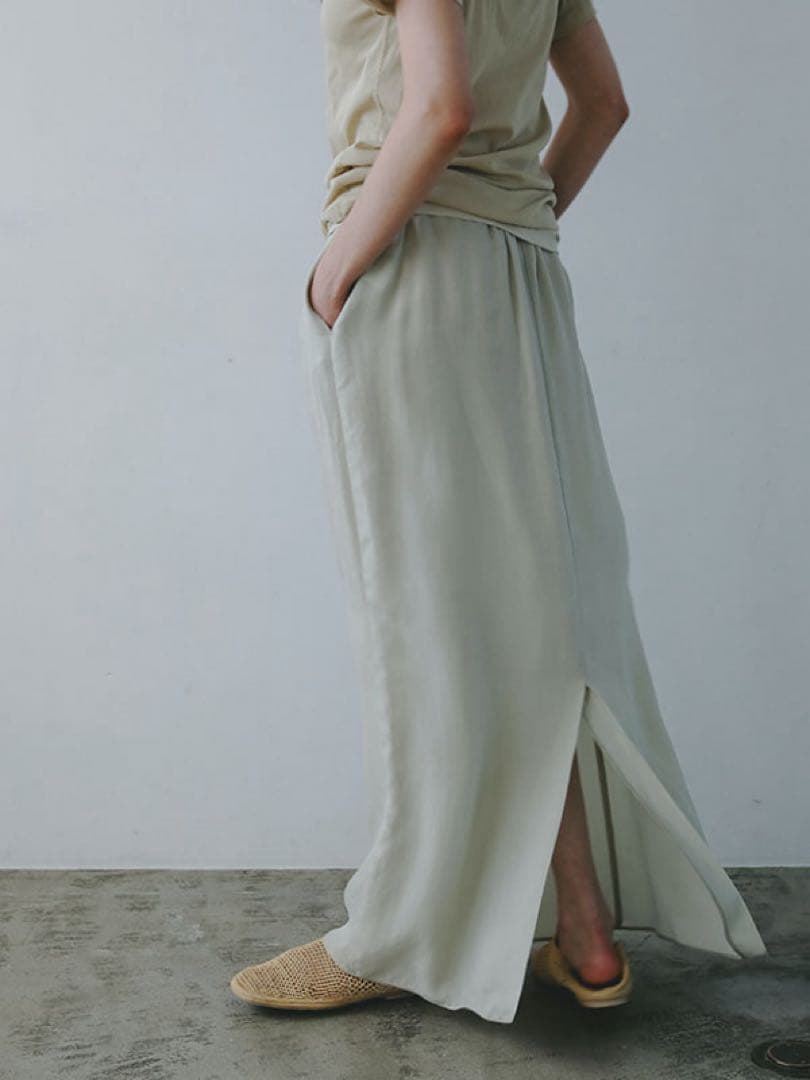 キュプラIラインスカート