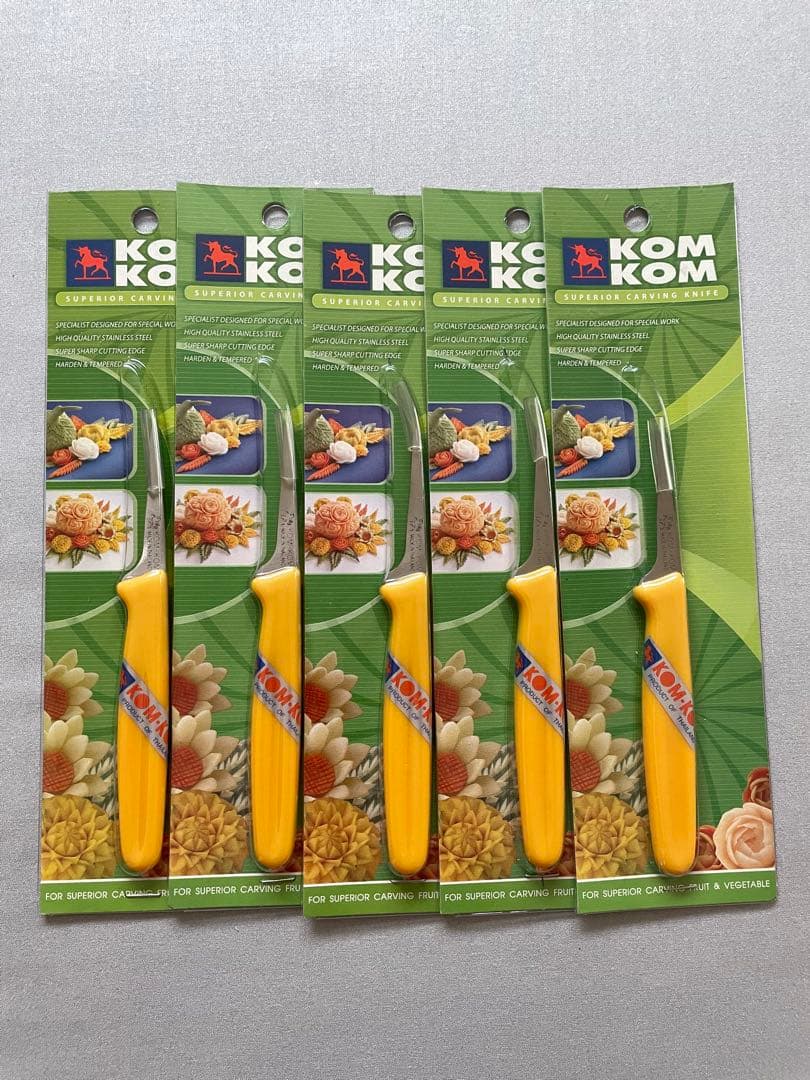 【新品】KOMKOM タイカービングナイフ　10本セット