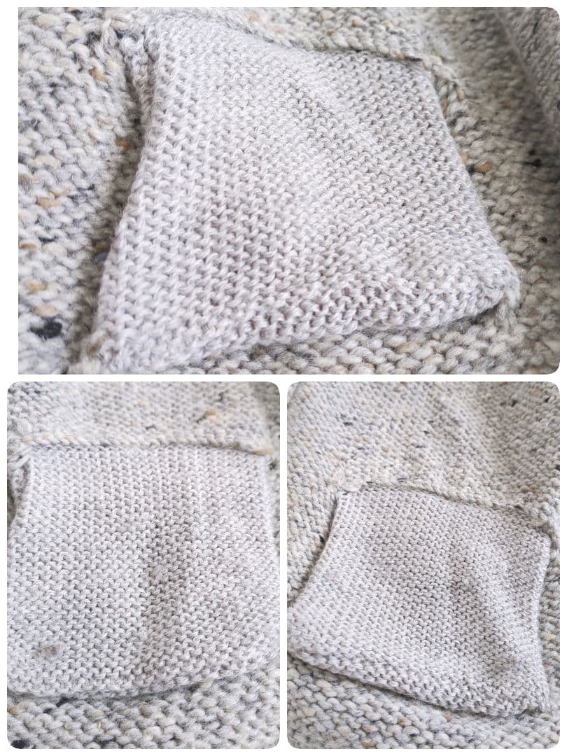 トムブラウン　カーディガン　トリコロール　4bar グレー　メンズ　ニット