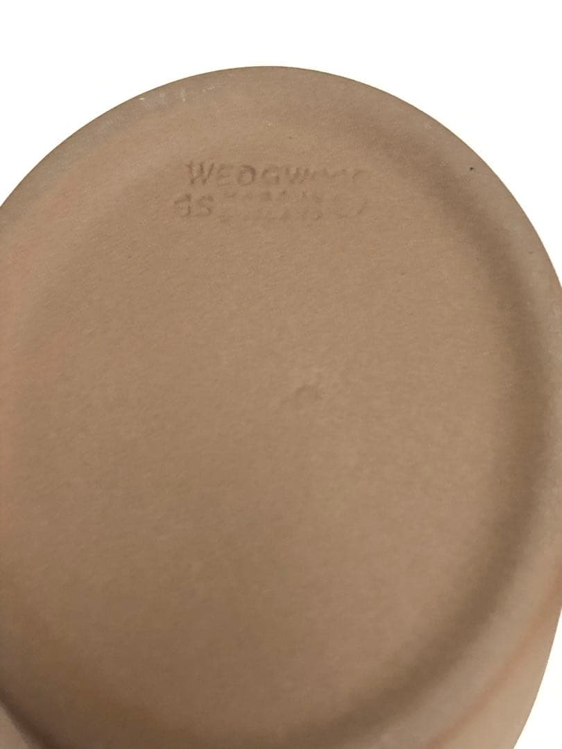 レア　英国ヴィンテージ ウェッジウッド ジャスパーウェア 豆型ボックス