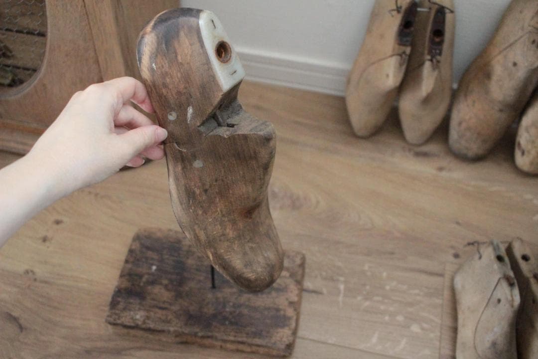 フランスアンティーク木製シューモールドオブジェ/43