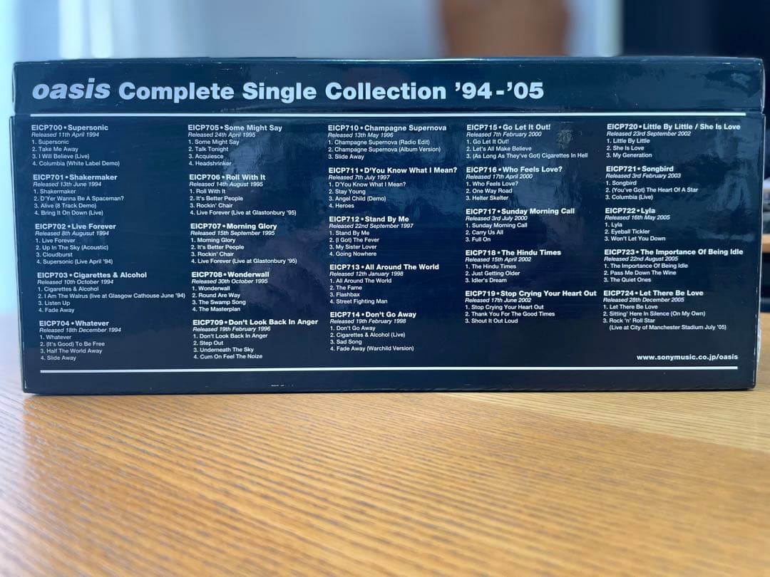 洋楽 oasis Complete Single Collection '94-'05