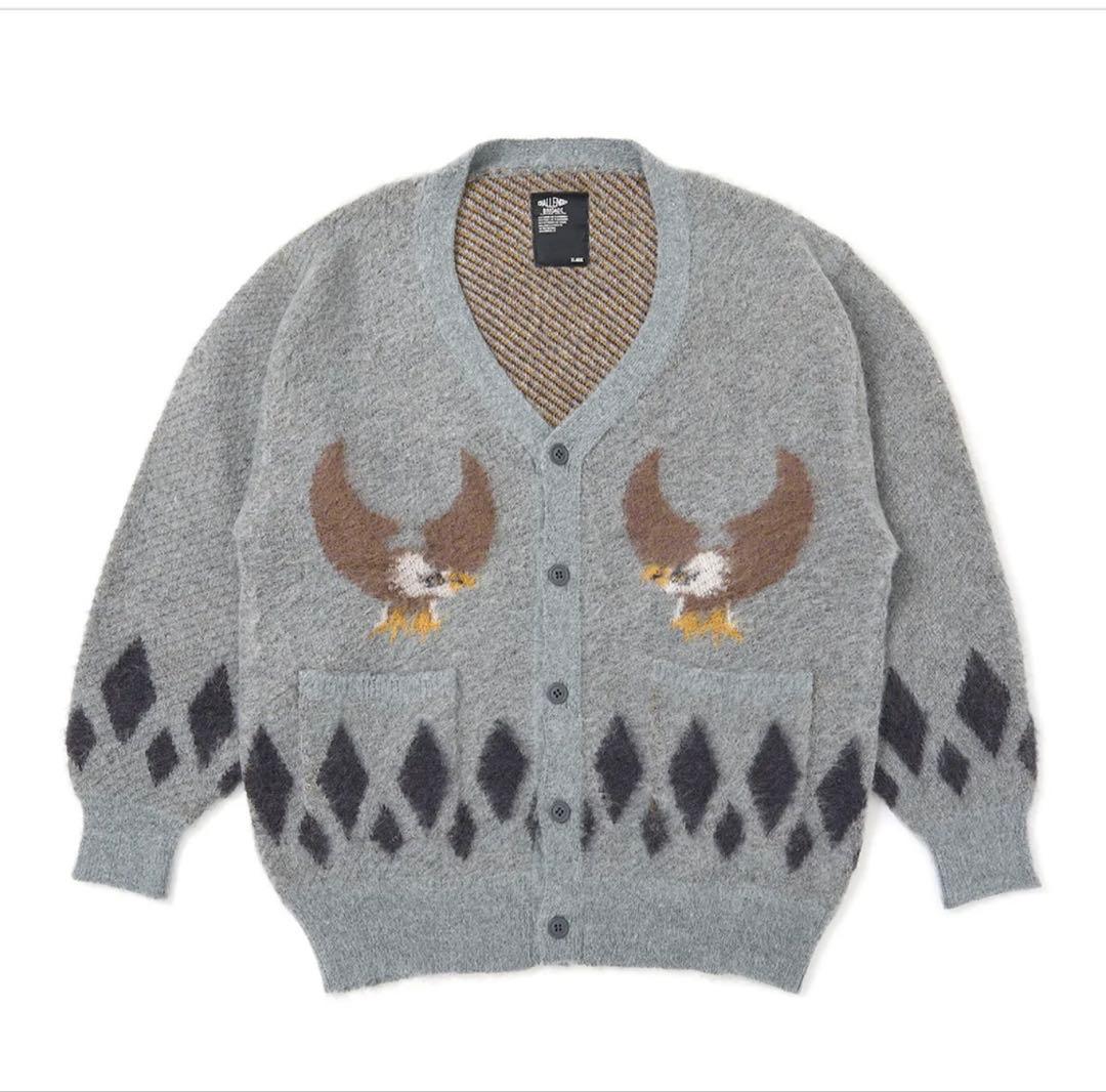 や*す様 新品　challenger イーグル　カーディガン　チャレンジャー