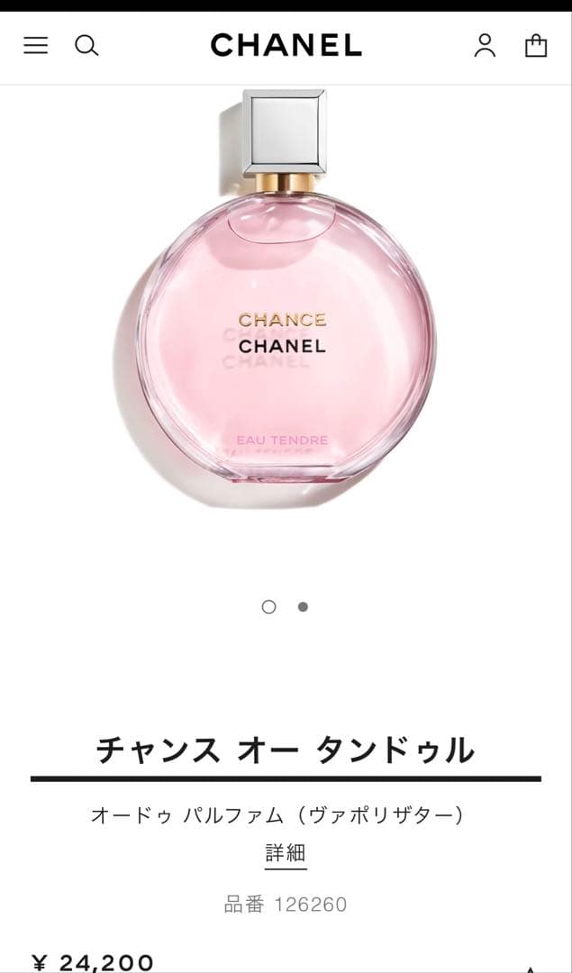 CHANEL チャンス オードゥ パルファム 100ml 新品未開封ショッパー付