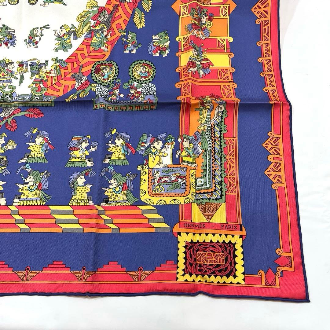 a0908-8HERMES エルメス カレ90 ASTRES スカーフ シルク