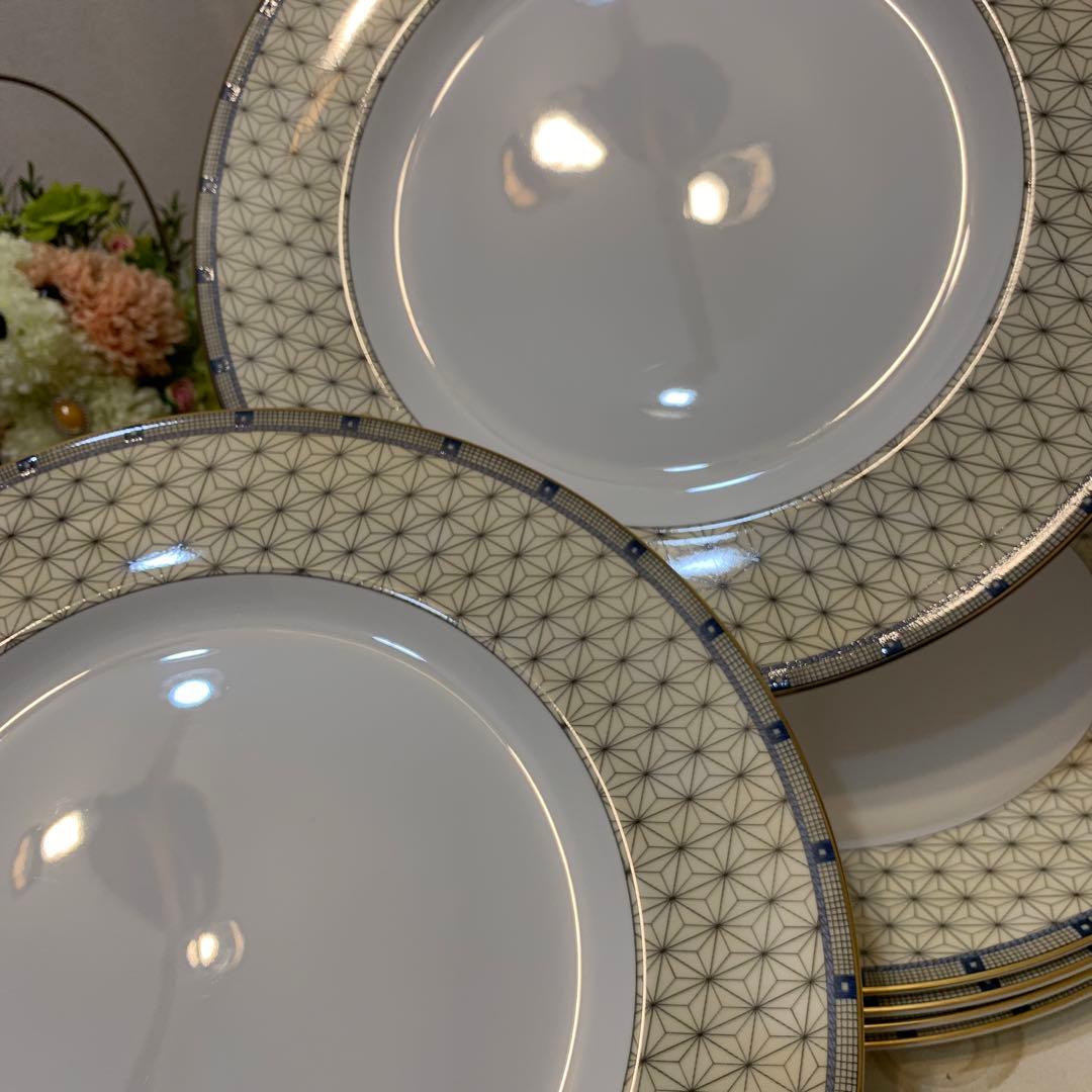 未使用　ウェッジウッド サムライ　アクセント　27cmディナープレート6枚