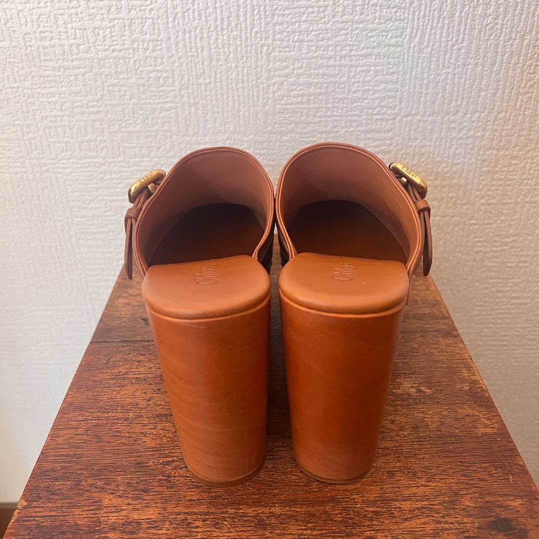 【新品未使用】Chloe JEANNETTEウェッジクロッグ　38サイズ