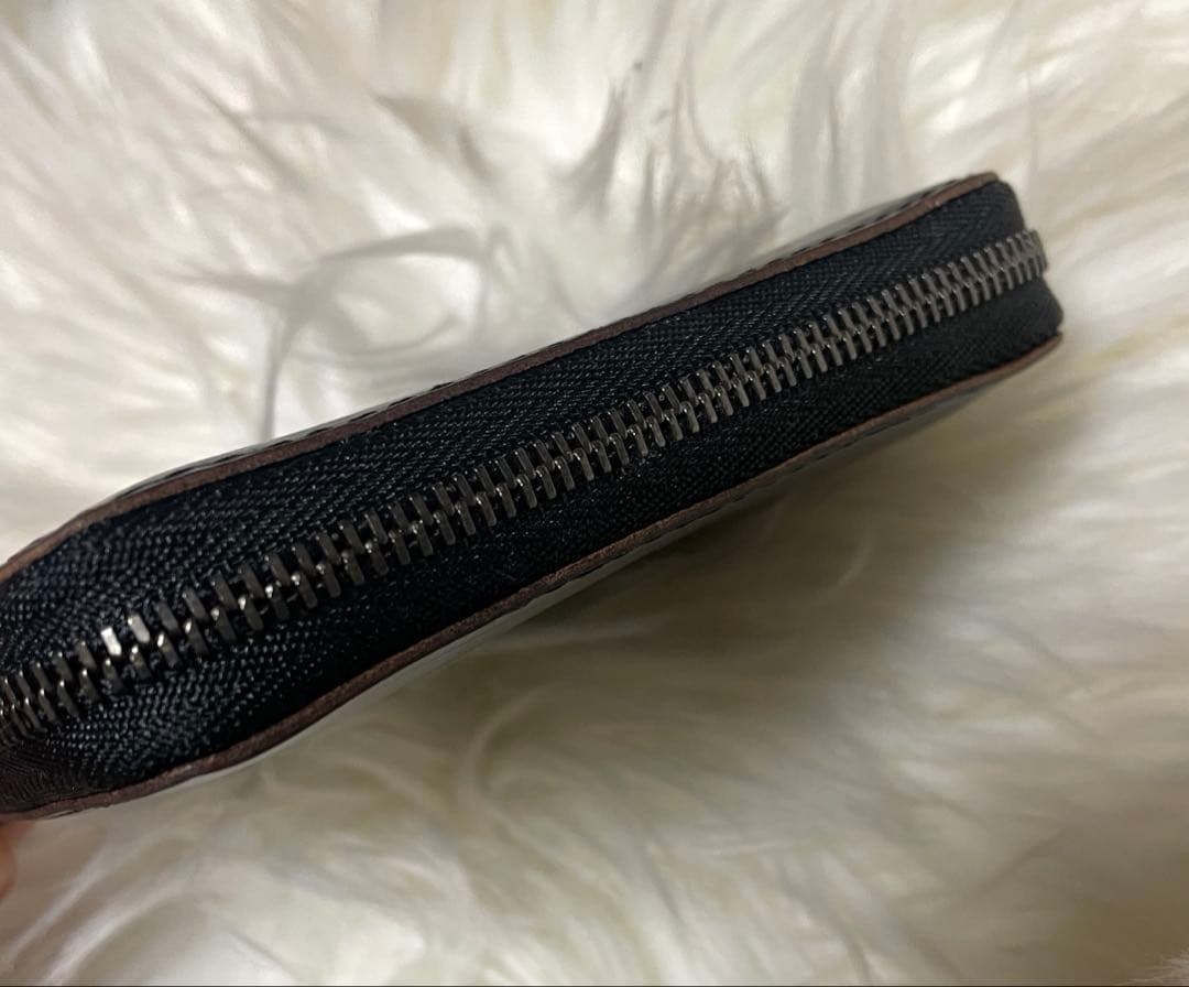 専用MR.OLIVE【ミスターオリーブ】　ラウンドファスナー　ブラック　本革