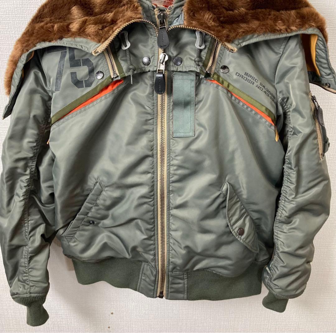 や*す様 AVIREX　MA-1　REMODEL　MARK2　フライトジャケット