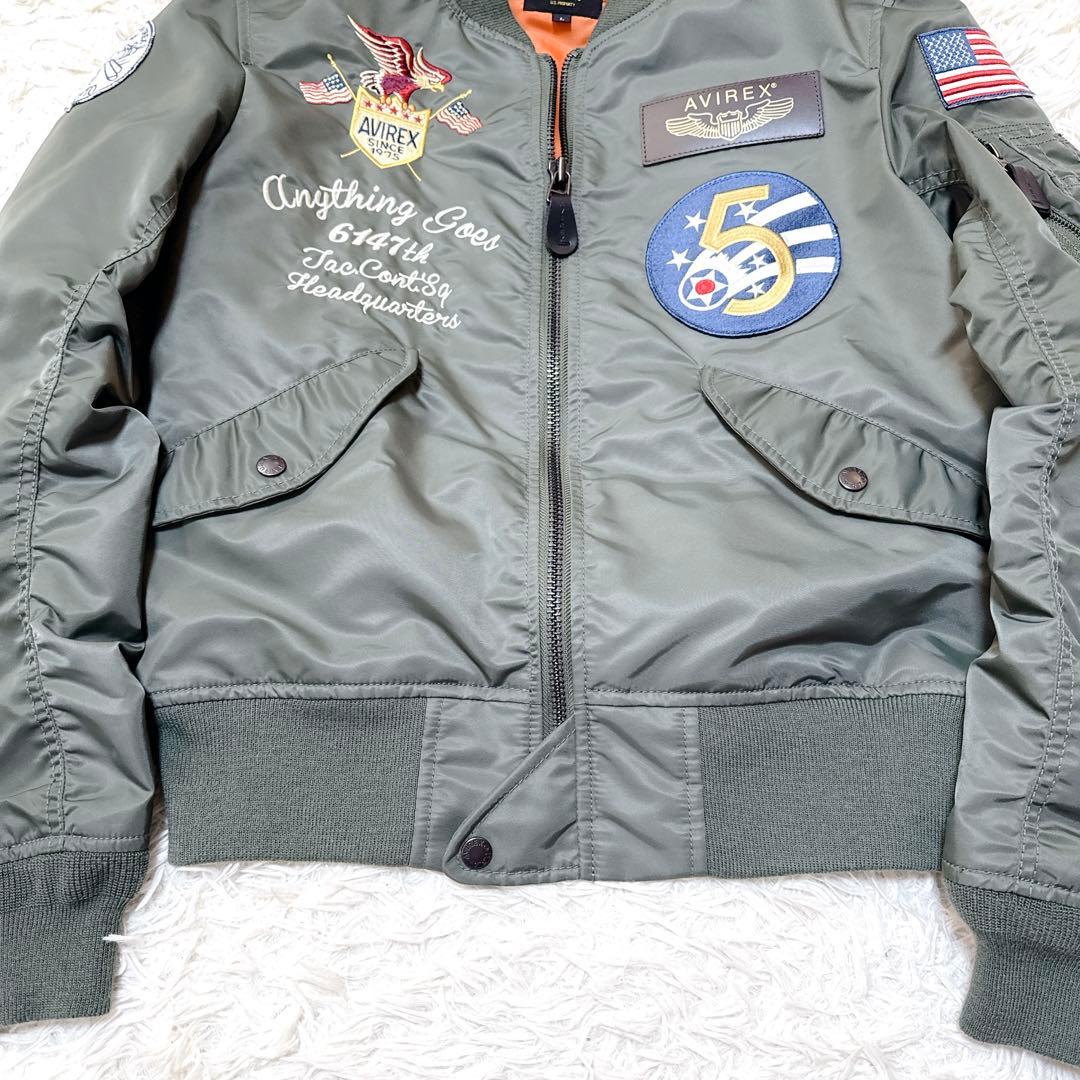 avirex L-2B Spearhead 5th 限定品　ワッペン　刺繍