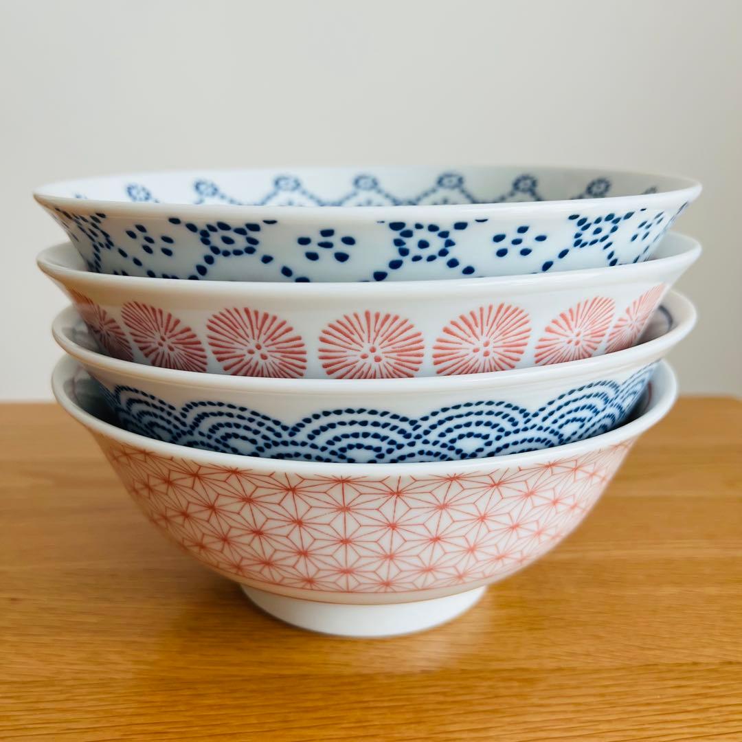 飛鳥窯 ラーメン鉢　絵変わり　どんぶり　丼　大きめ　ラーメン　そば　うどん　蕎麦