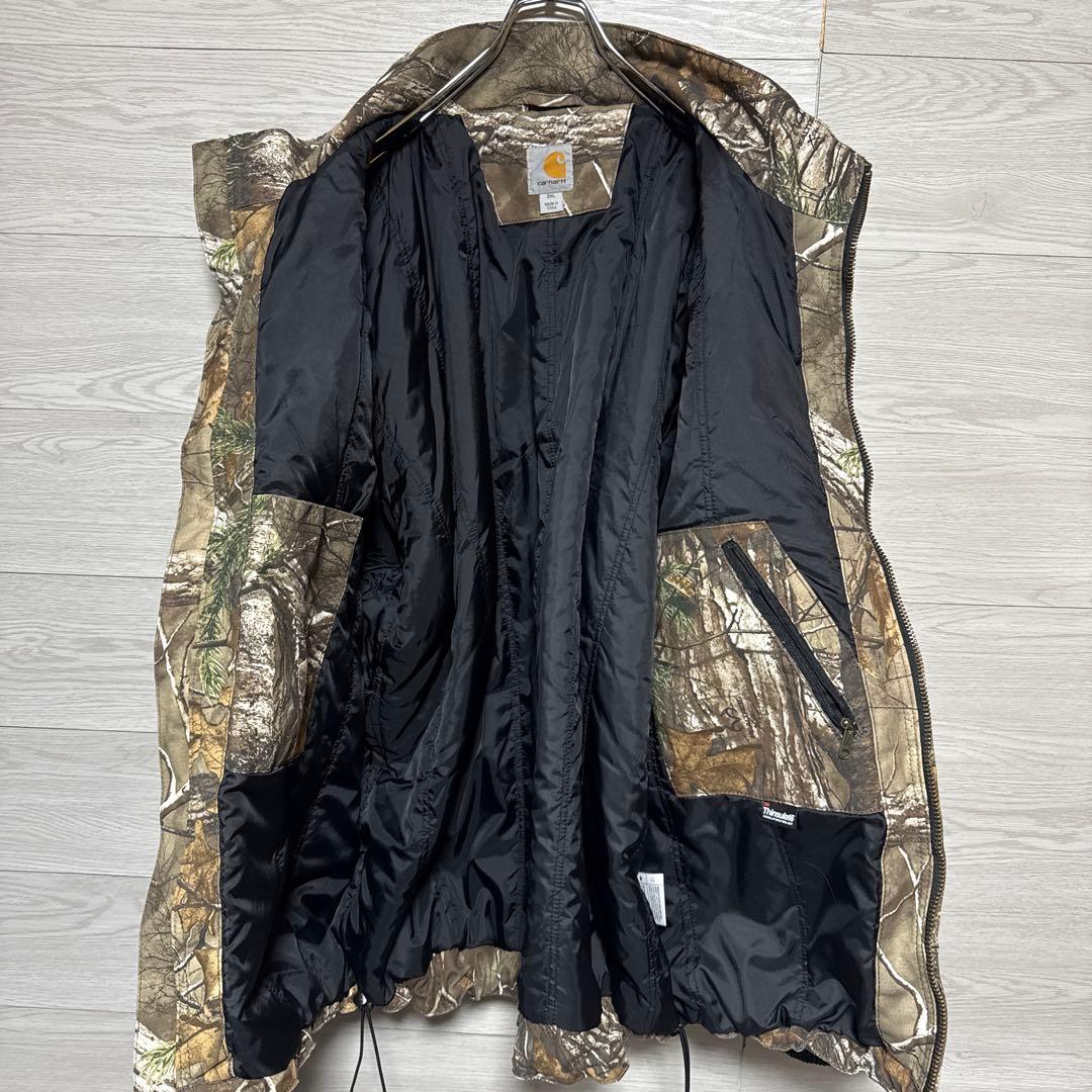 希少 Carhartt リアルツリー 中綿 防寒 ハンティングジャケット 3XL