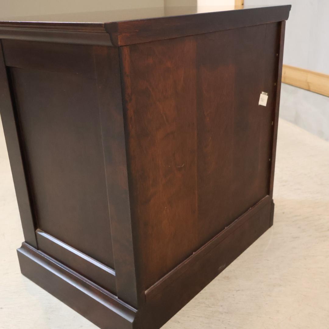 神居民芸 整理箱 樺材 小引き出し 3段・4杯 チェスト 旭川家具 伝統民芸家具