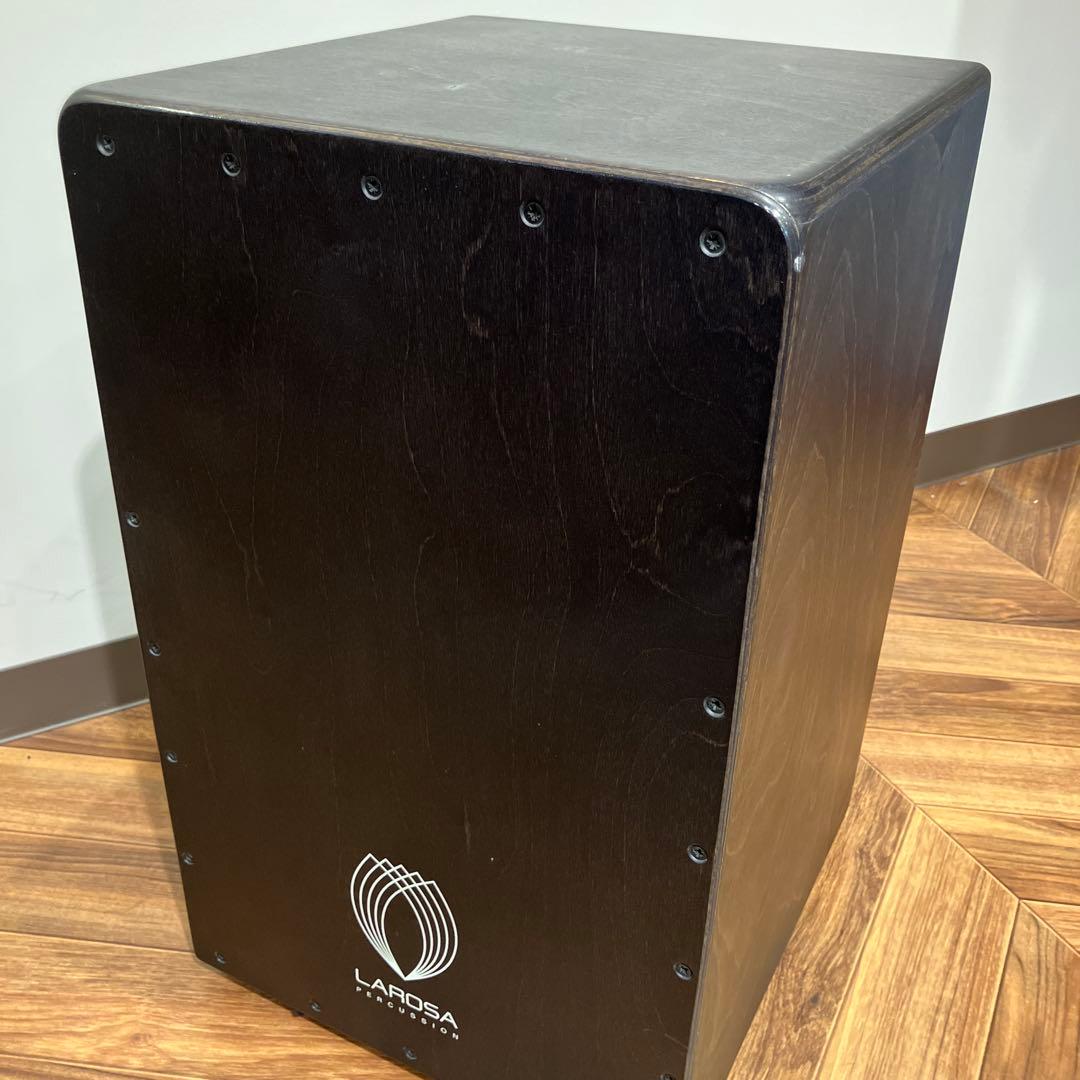LAROSA カホン 黒 標準サイズ　専用ケース付き