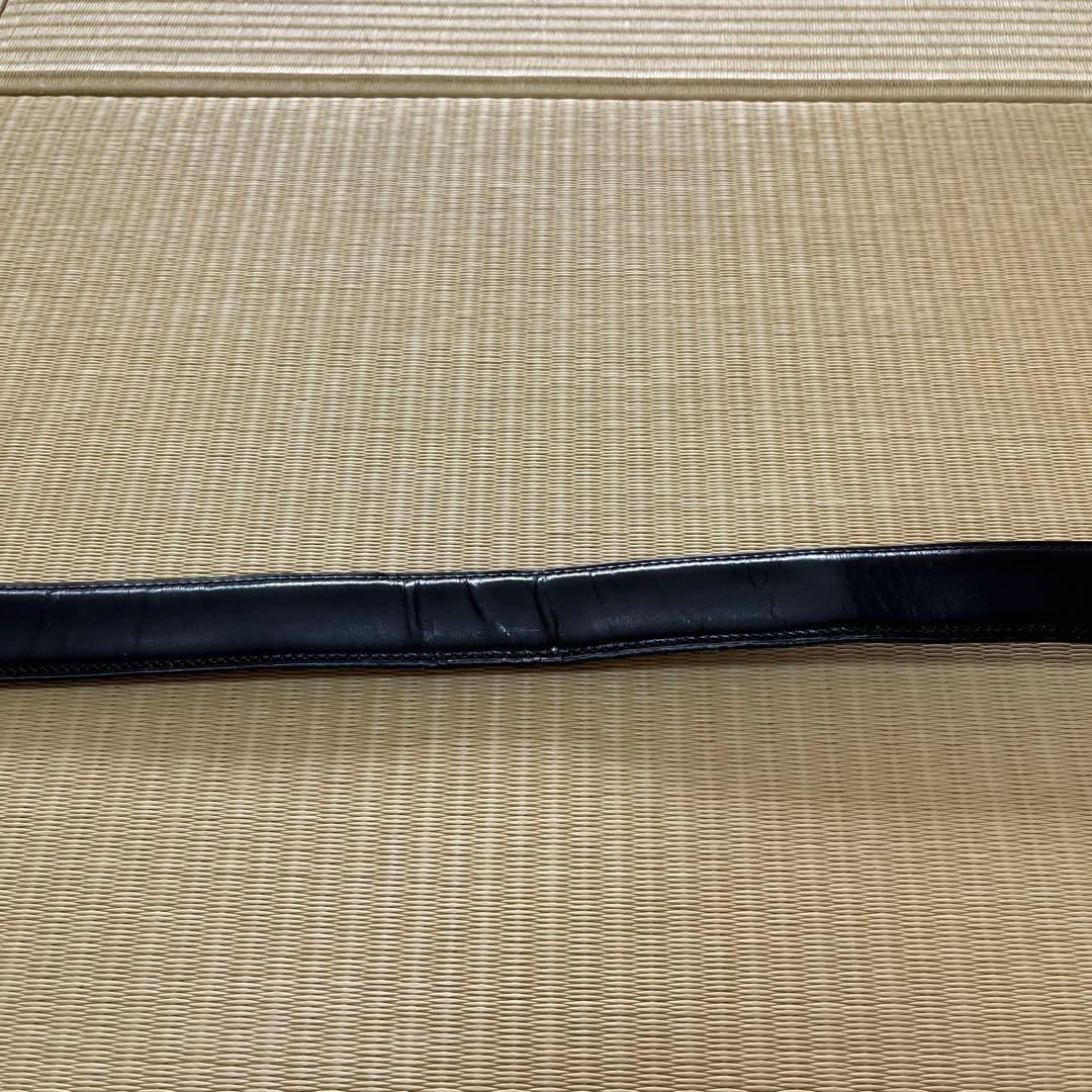 Cartier 黒ベルト 金色バックル