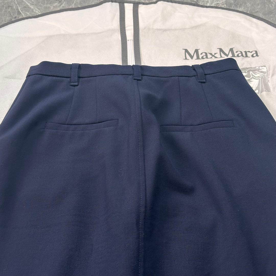 美品♡近年品 マックスマーラ セットアップ パンツ スカート 3点セット 紺