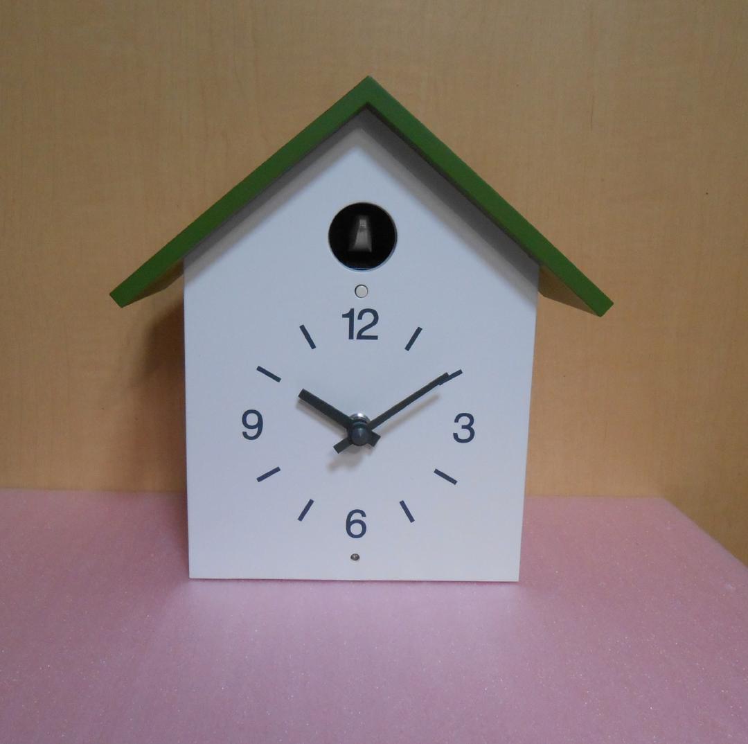 無印良品　鳩時計 大 限定色グリーンＧ－９