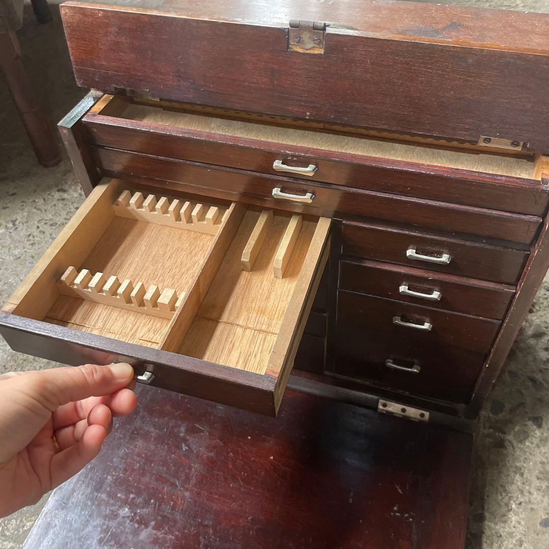 レア　古い歯医者さんの道具箱　古道具