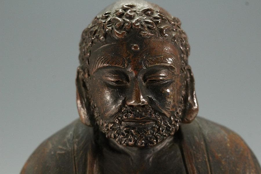 古備前 仏像 時代物(K-XA942)