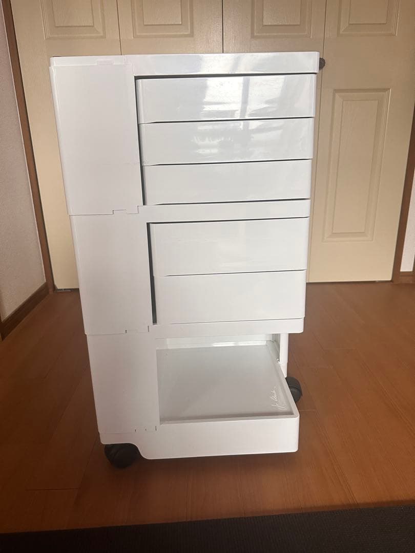 B-LINE ボビーワゴン ホワイト 3段5トレー ジョエコロンボ