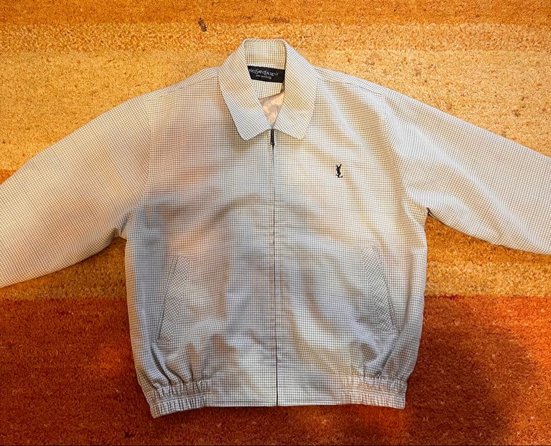 Yves Saint Laurent チェック柄ジャケット