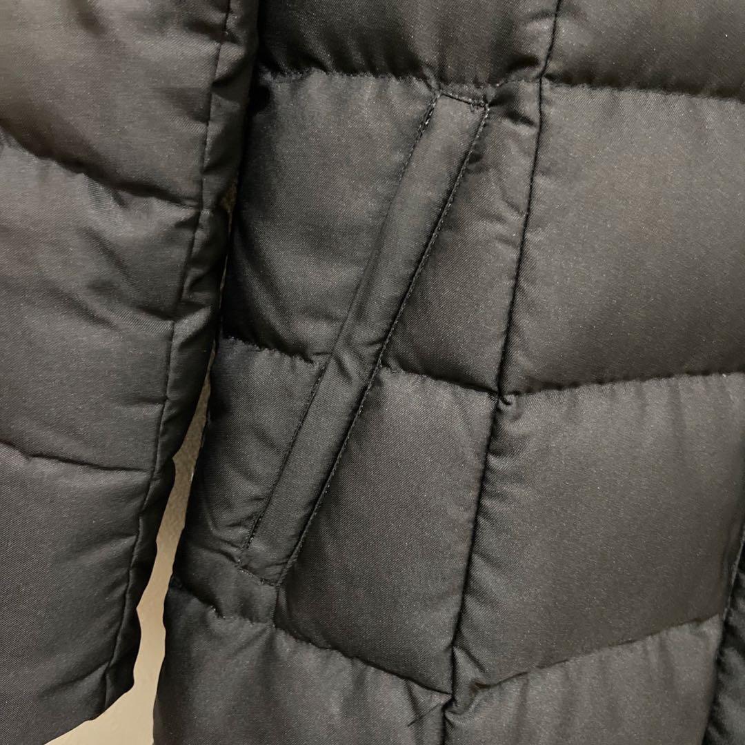 INDIVI ブラック ロングダウンジャケット　XXS