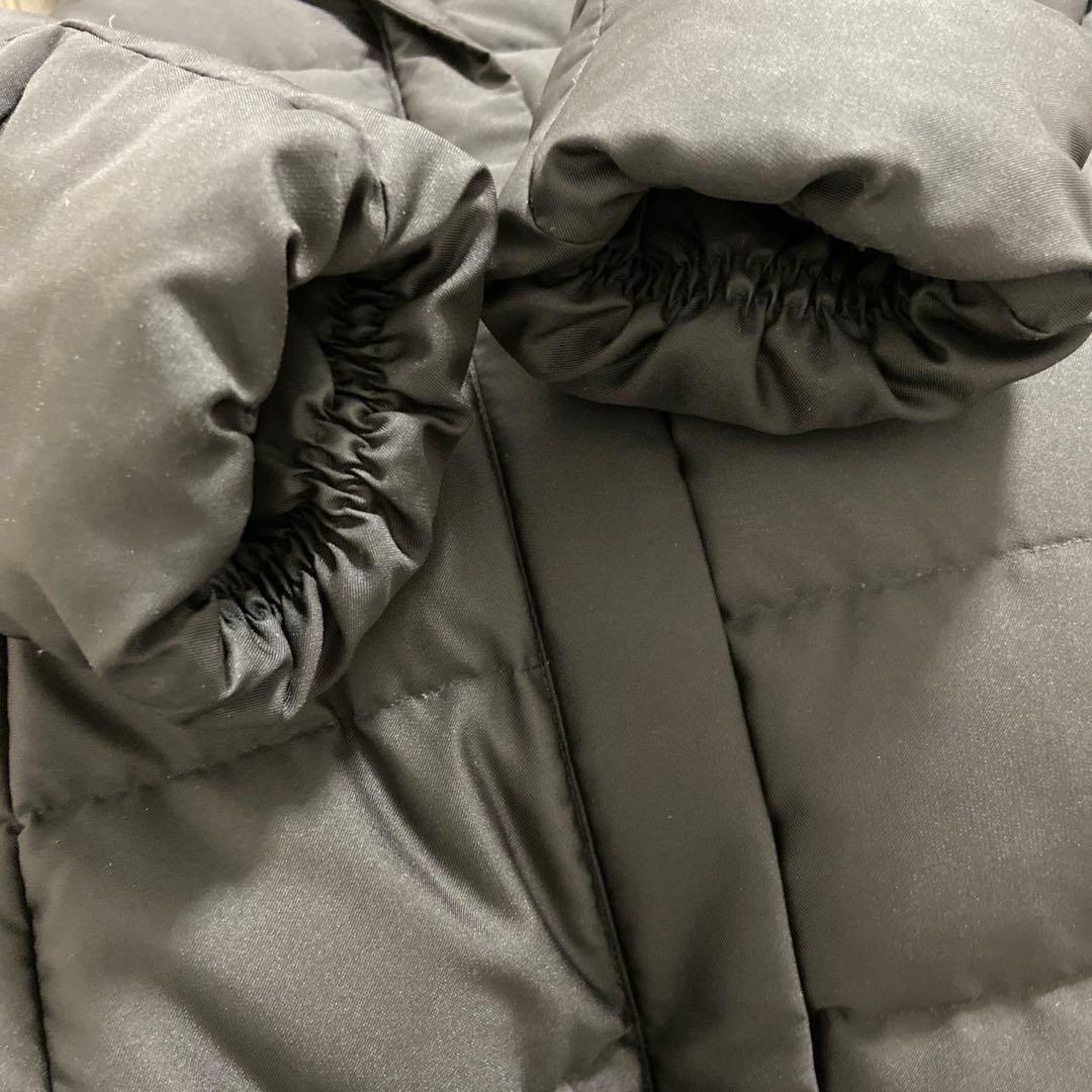 INDIVI ブラック ロングダウンジャケット　XXS