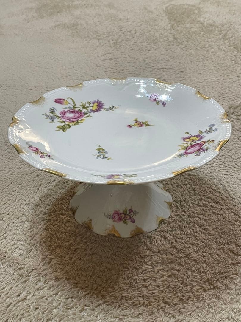 A&C13239 薔薇や春の花のコンポート Limoges GD&C フランス製