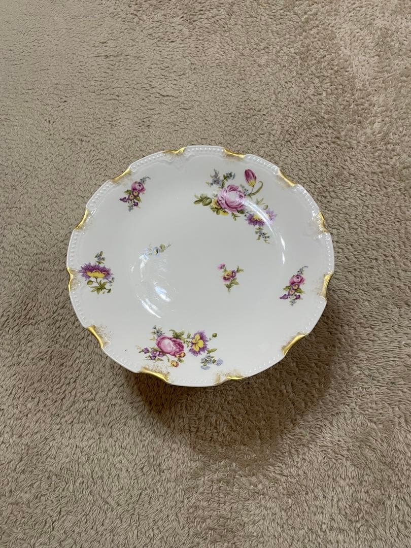 A&C13239 薔薇や春の花のコンポート Limoges GD&C フランス製