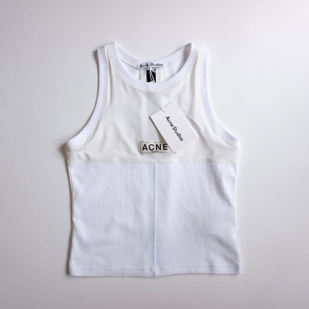 新品正規品 Acne Studios ロゴタンクトップ ノースリーブトップス