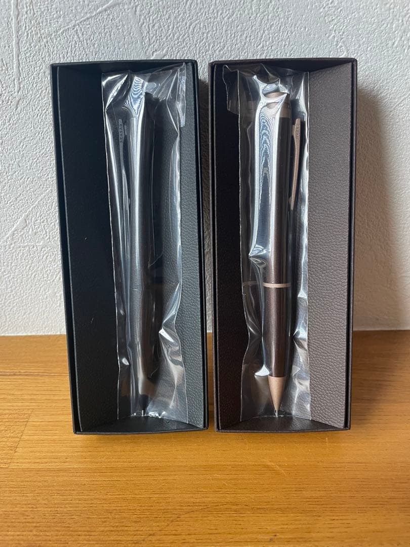 Aero 剛性感MAXシャープペン　ガンメタル　ダークブラウンセット