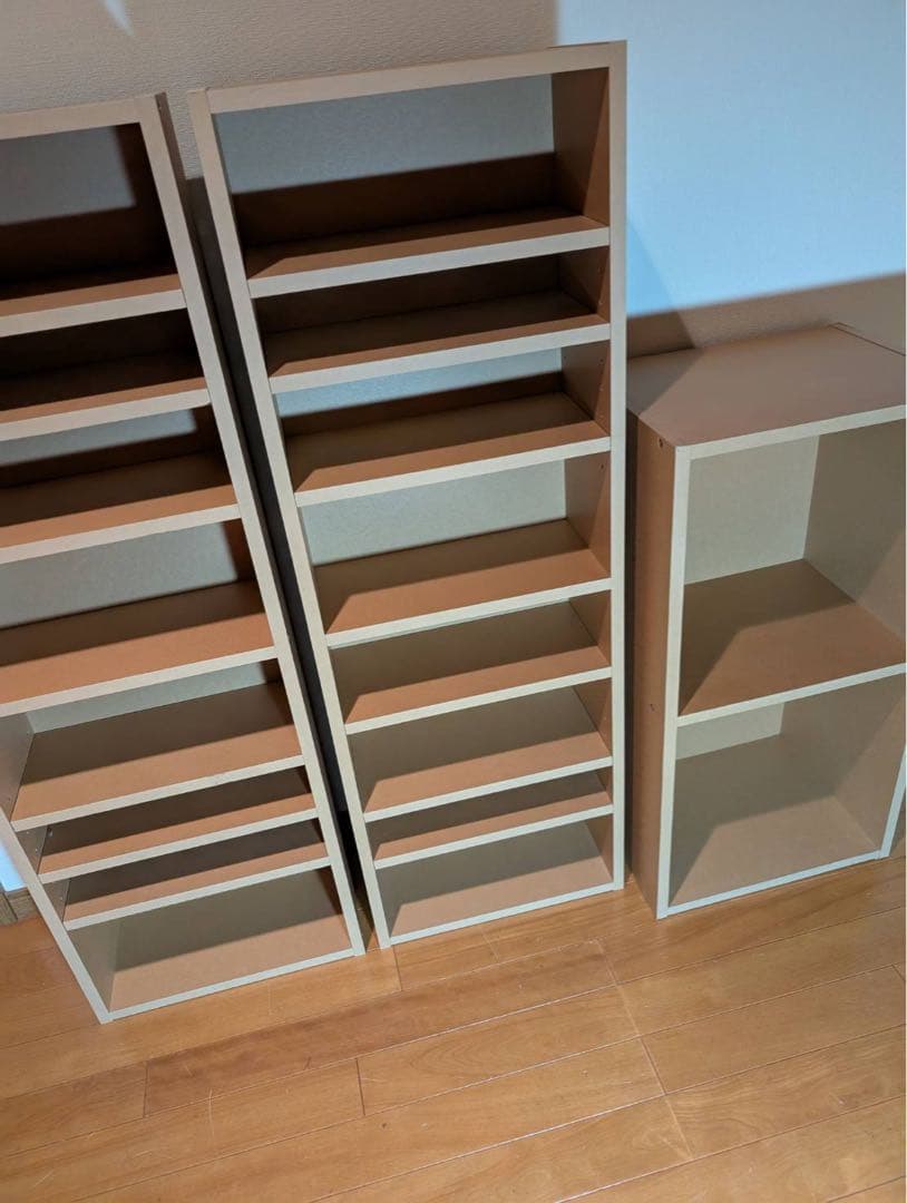 ■送料込■無印良品 パルプボードボックスマルチラックA4 本棚 カラーボックス