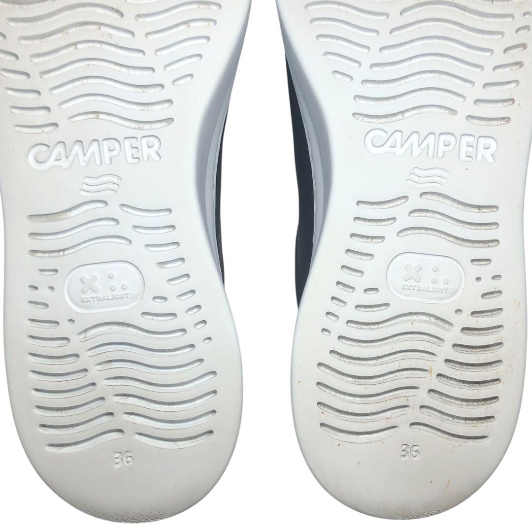 極美品 CAMPEL カンペール ランナーアップ レザースニーカー 超軽量
