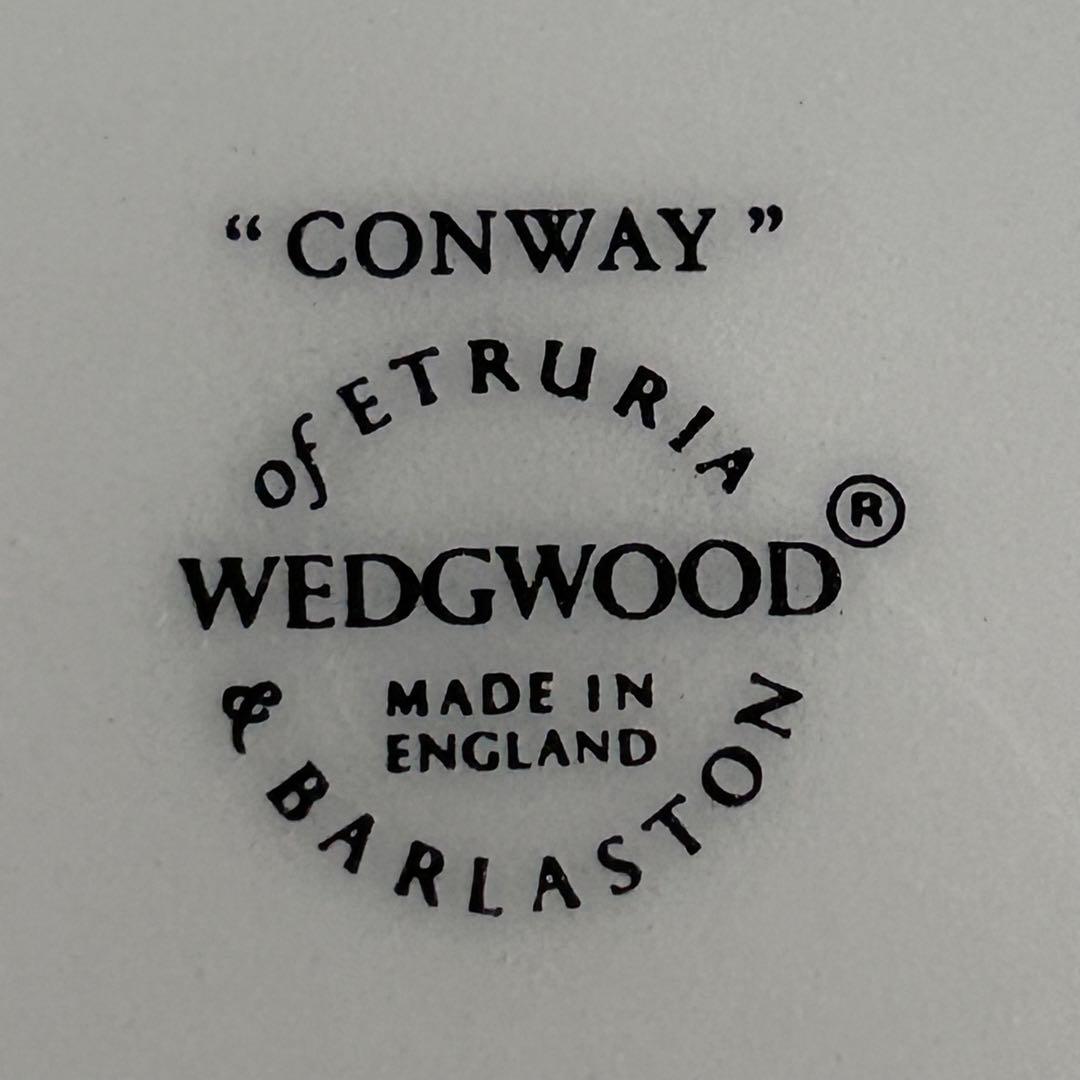 美品 英国製  Conway 英国の伝統美が息づくディナー皿ペア