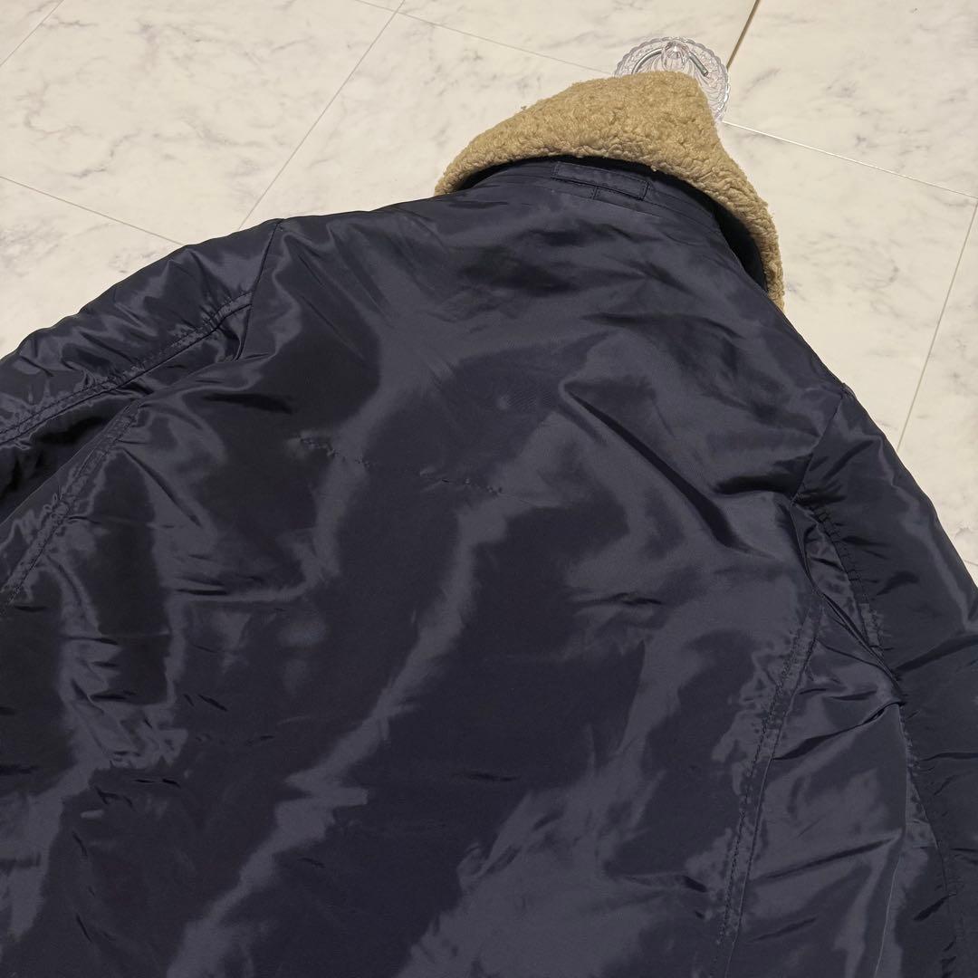 45rpm ダウンコート ナイロン ボア ライナー キルティング ダブル 2