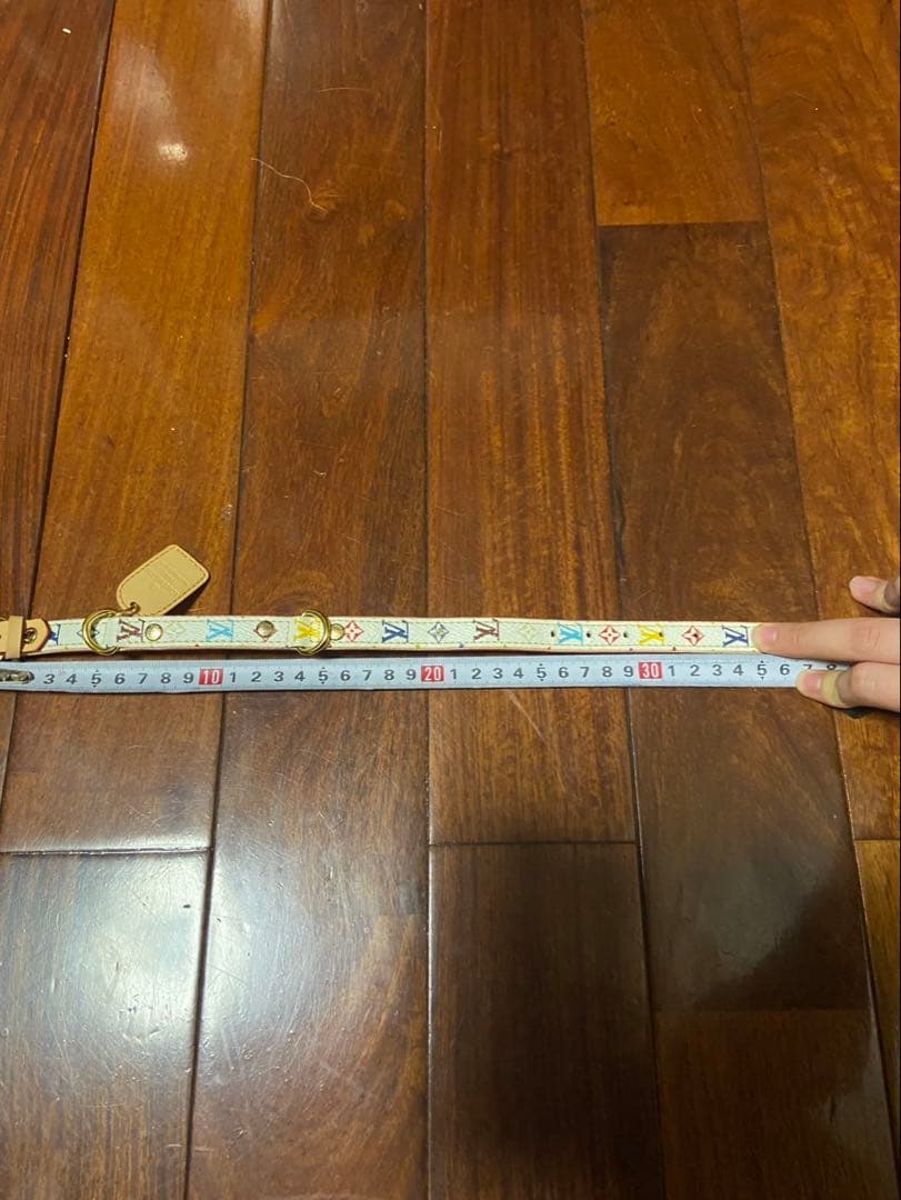 Louis Vuitton　ルイヴィトン　首輪　モノグラム　レザー　犬用品