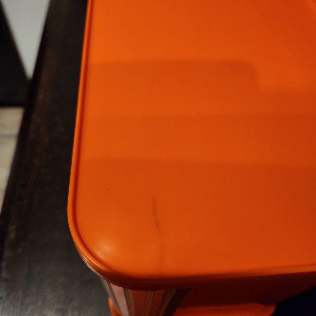 ☘️希少☘️レトロポップ　花柄　蛇腹　調味料ケース✨✨オレンジ色✨✨