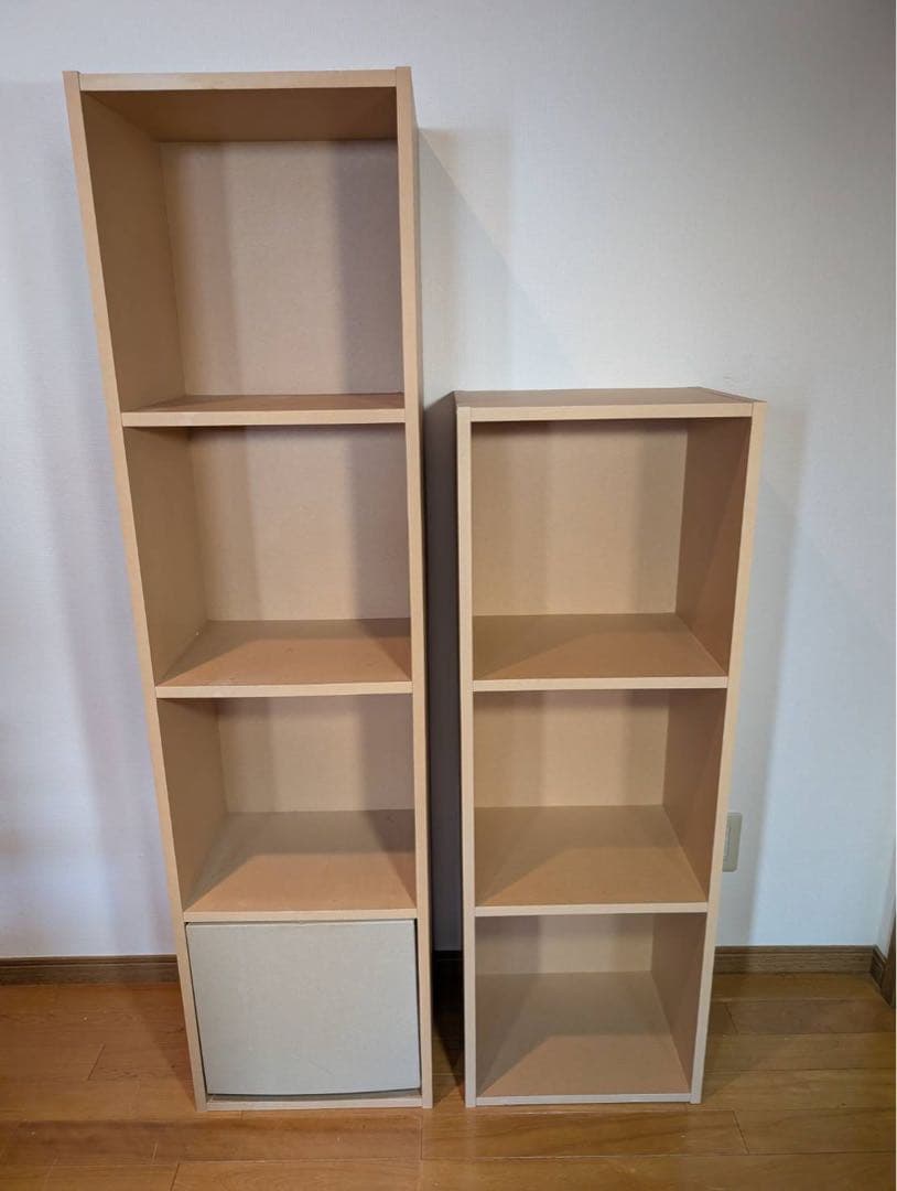 ■送料込■無印良品 パルプボードボックス 34段 棚シェルフ廃盤家具