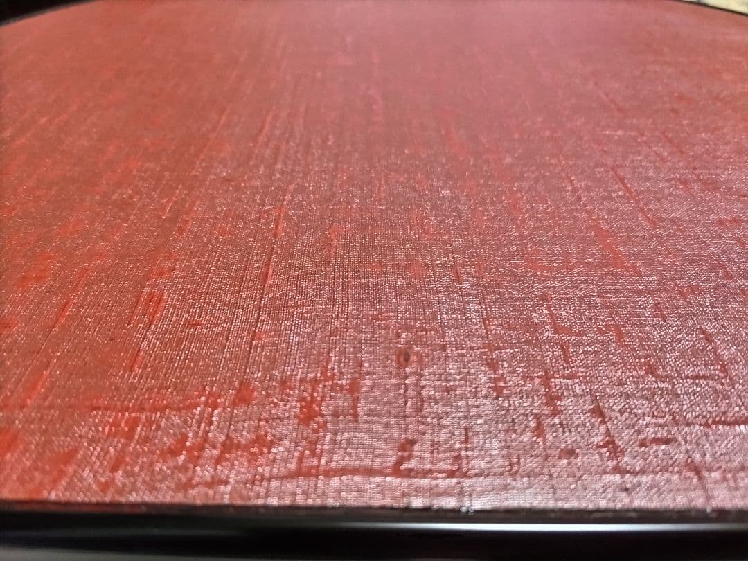 京都初瀬川柳菴(庵)造柳菴好 朱布摺(しゅふしょう) 半月膳六客