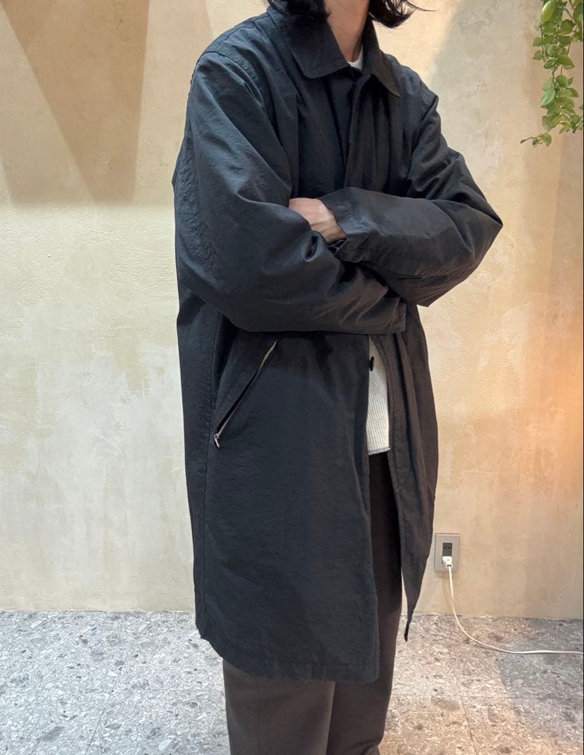 DKNY 90s ライナー付きコットンナイロンコート ブラック Lサイズ